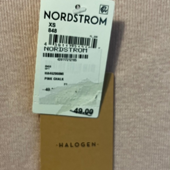 NWT | LIGHT CASHMERE BY HALOGEN | NORDSTROM | XS | PINK CHALK - Picture 6 of 8